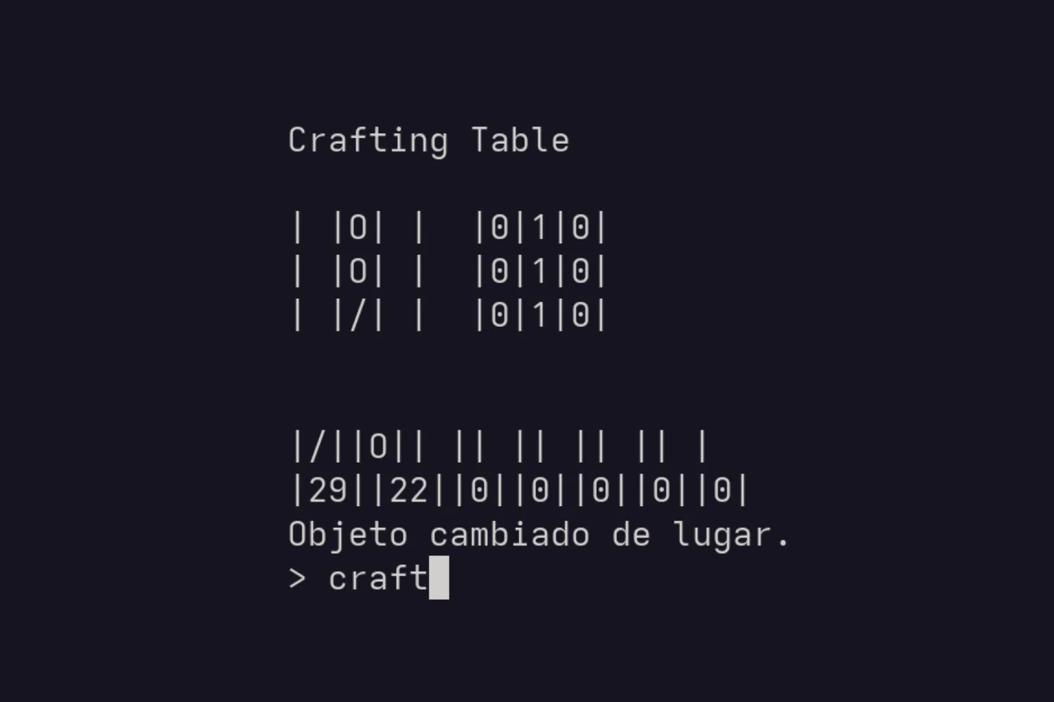 CraftingTable is a system to manage and simulate Minecraft crafting recipes in a fast, simple, and interactive way.